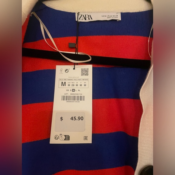 Zara striped knit cardigan - Picture 10 of 10